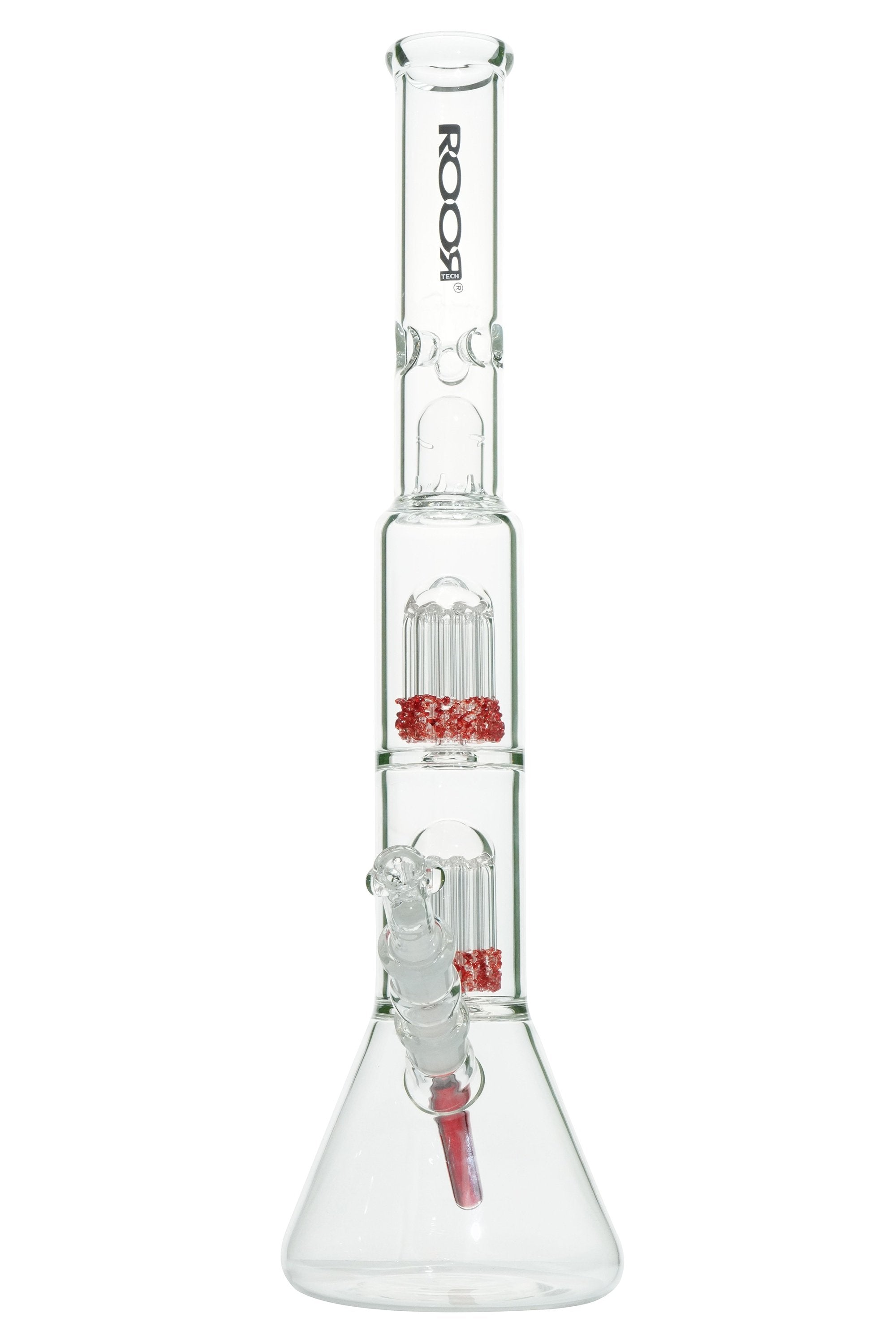 ROOR Tech Red Candy Perc 18" Beaker