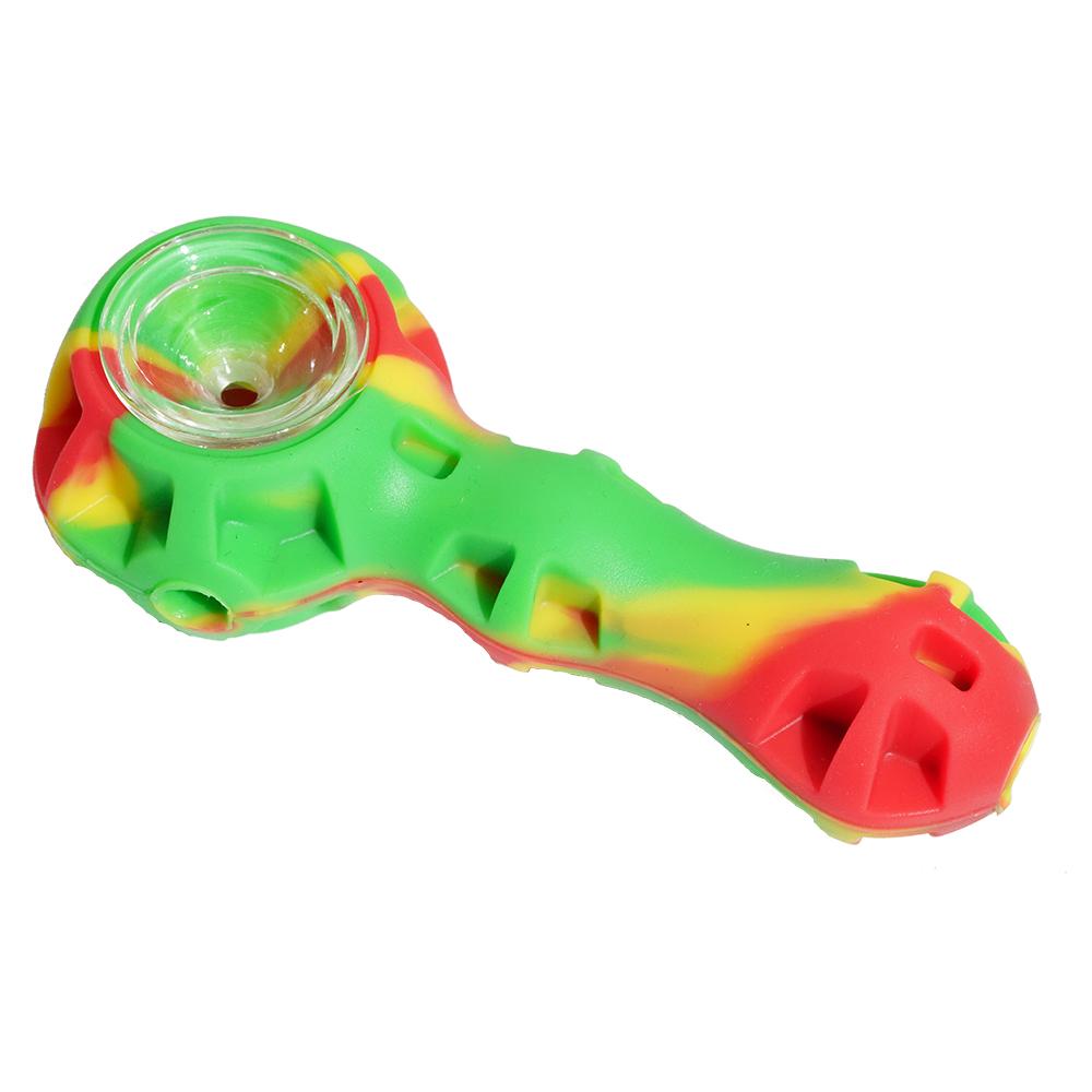 Silicone Hand Pipe w/Dab Tool