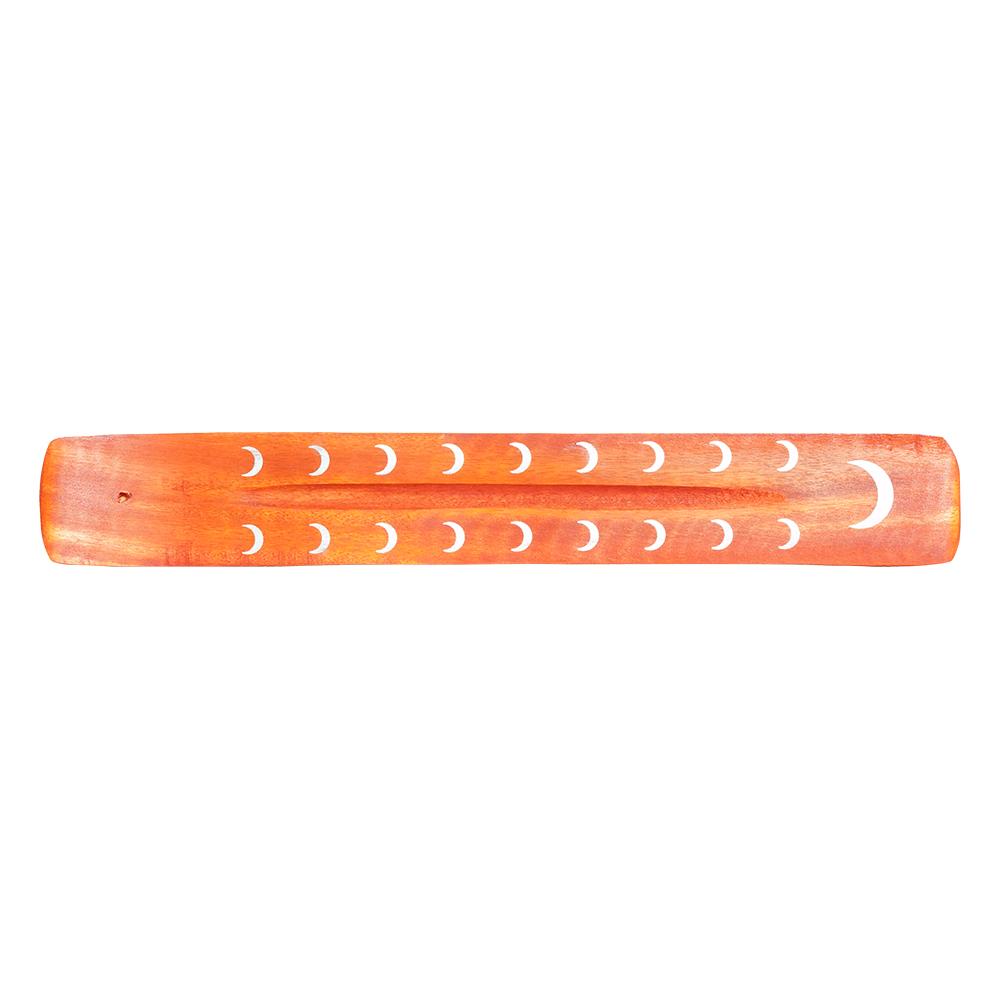 Incense Stick Crescent Moon Wood Tray