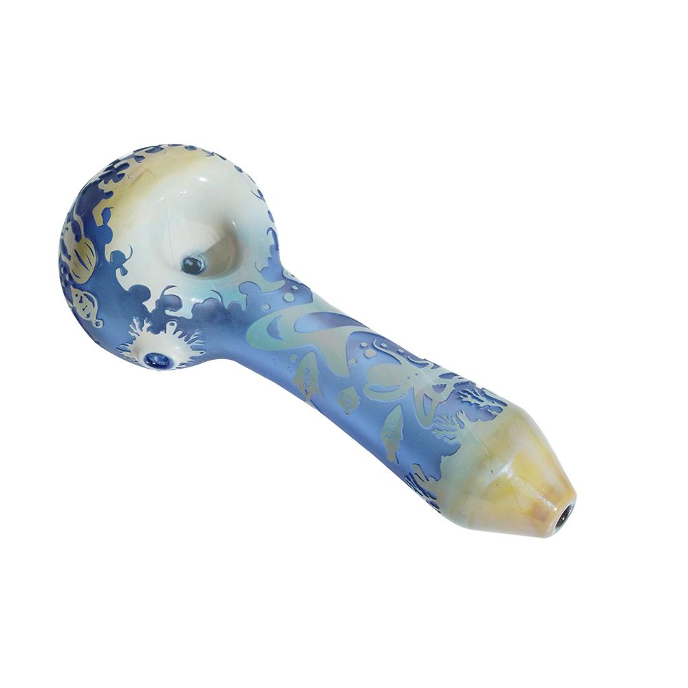 Liberty Glass Mini Fumer Spoon Design 2 1115