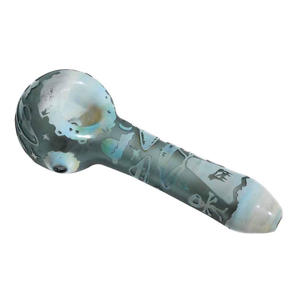 Liberty Glass Mini Fumer Spoon Design 4 1115