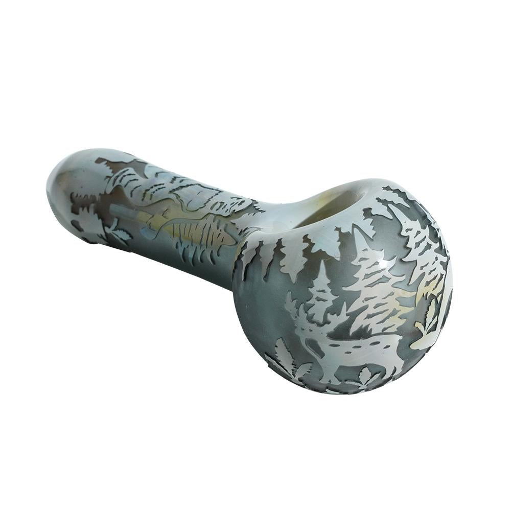 Liberty Glass Mini Fumer Spoon Design 7 1115