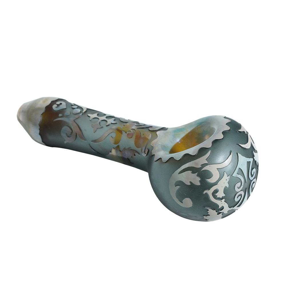 Liberty Glass Mini Fumer Spoon Design 6 1115