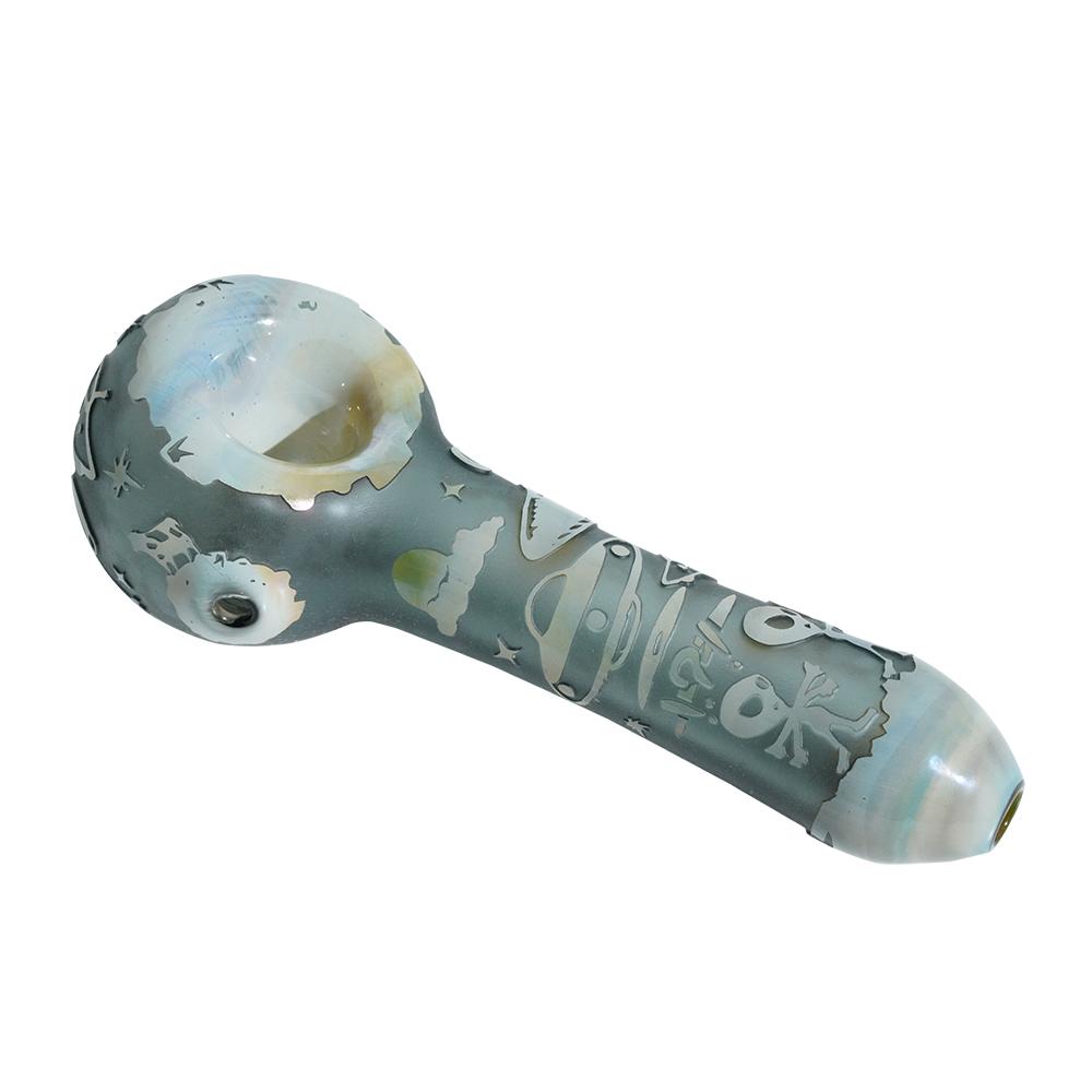 Liberty Glass Mini Fumer Spoon Design 5 1115